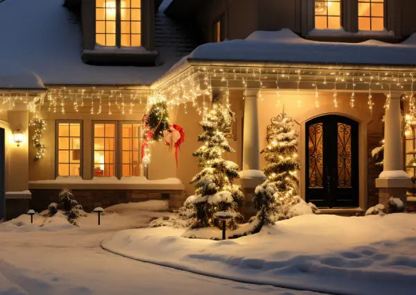 How to Hang Christmas Lights without Gutters